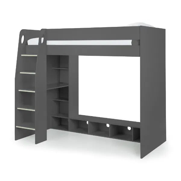 Nebula Gaming Bed With Desk Anthracite