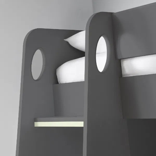 Nebula Gaming Bed With Desk Anthracite