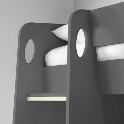 Nebula Gaming Bed With Desk Anthracite