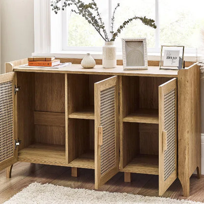 Sydney 3 Door Sideboard - Rattan Effect