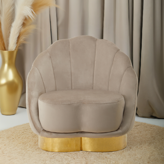Shell Velvet Chair